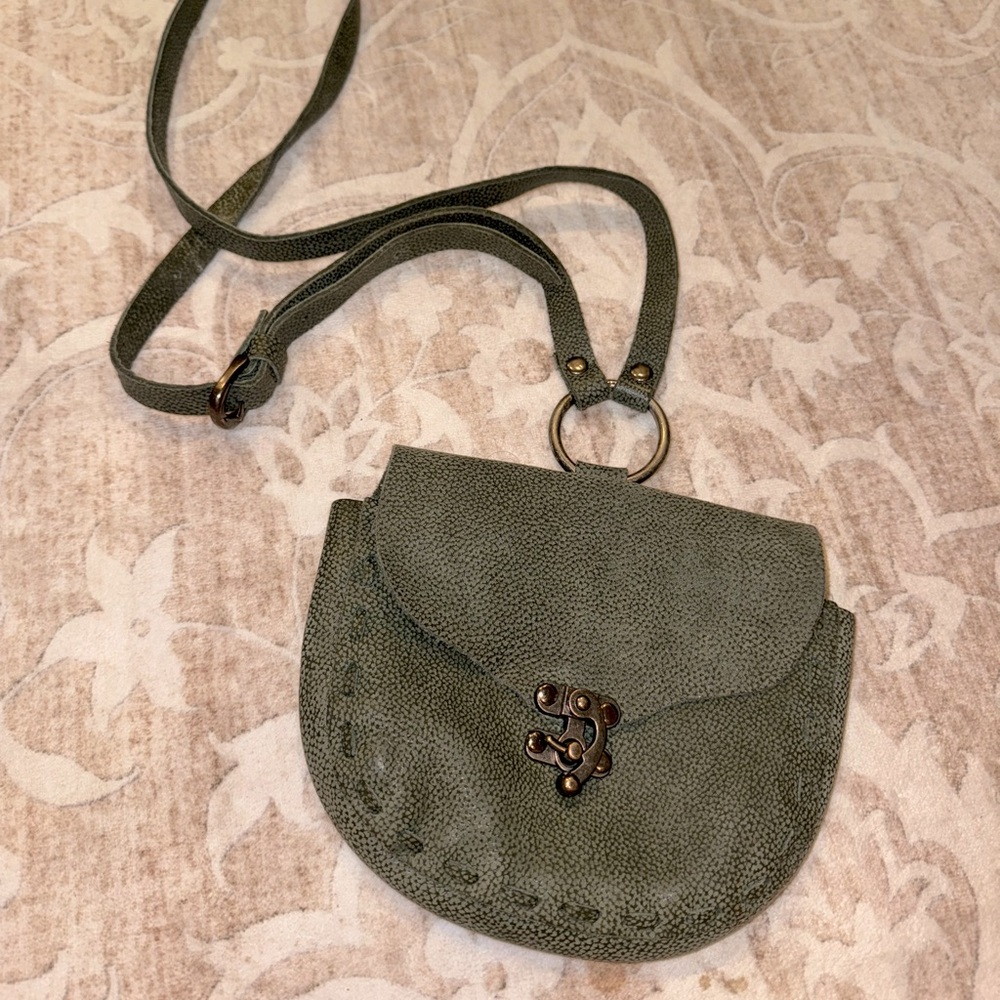 FREE PEOPLE Crossbody Green Bag